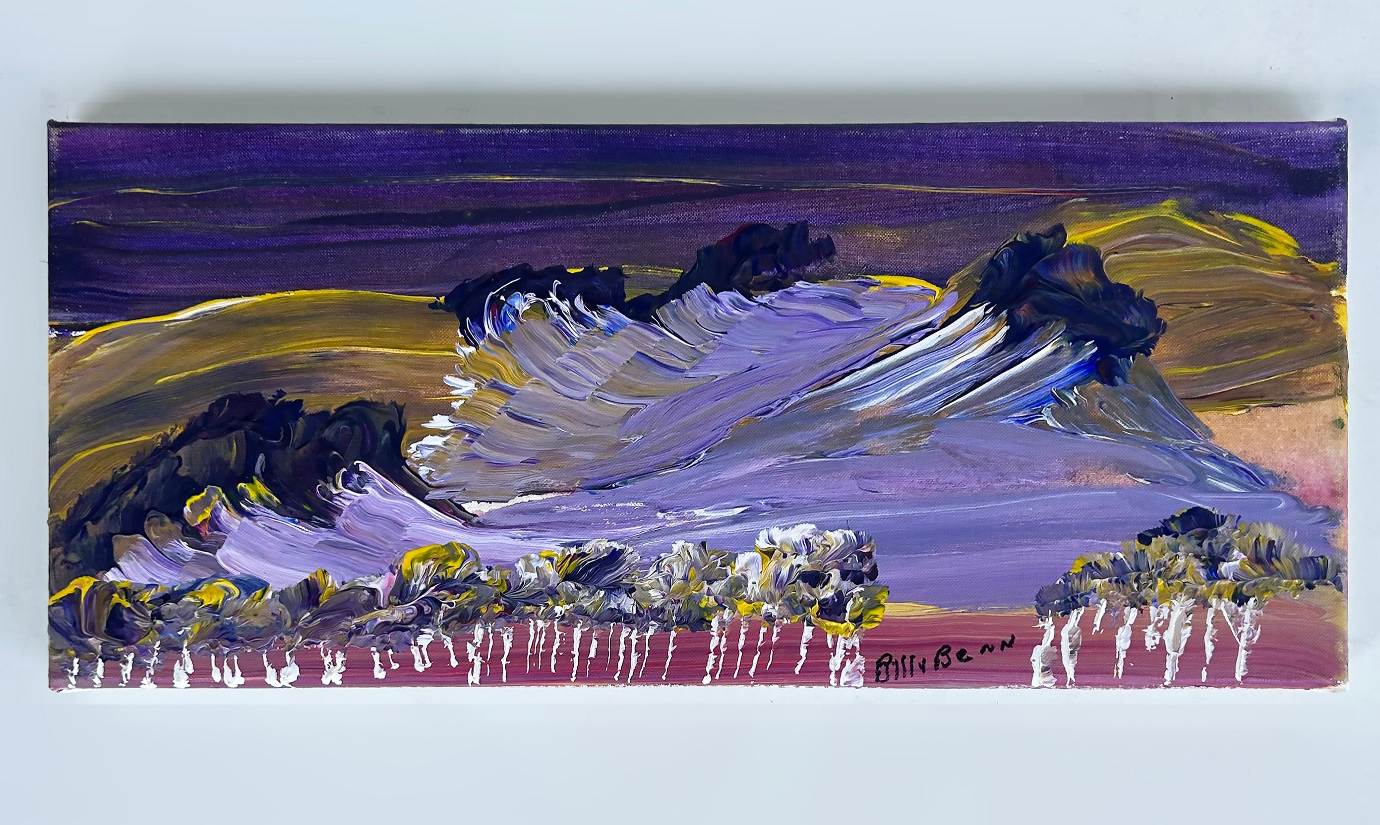 20th Century Billy Benn Perrurle Australian Aboriginal Landscape Paintings, Set of 3 For Sale