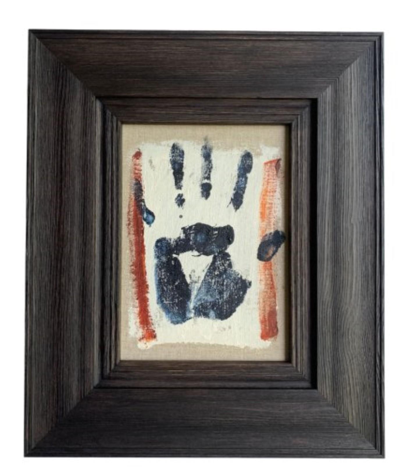 Self Portrait (Red Hand) By Billy Childish For Sale 1
