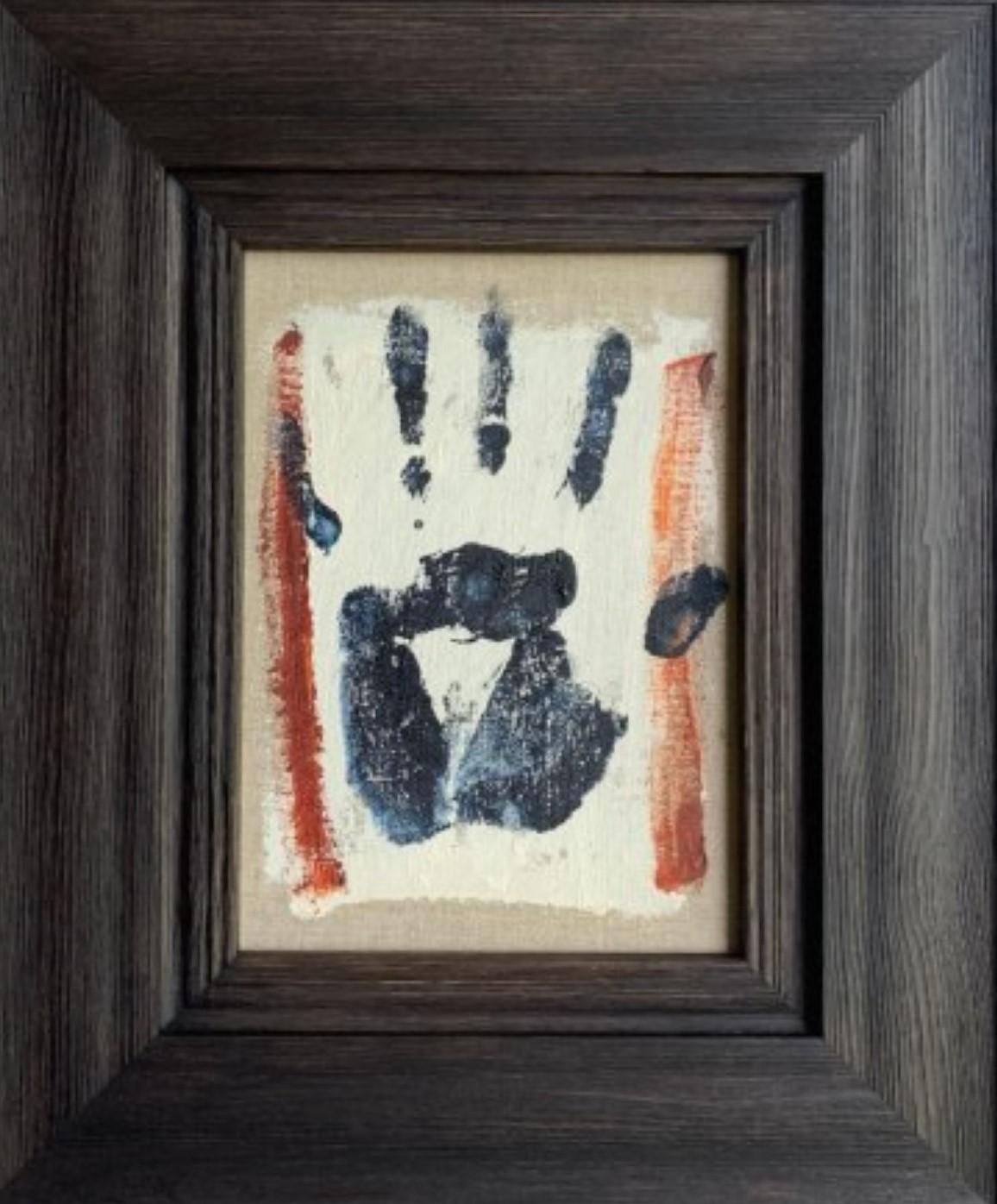 Self Portrait (Red Hand) By Billy Childish For Sale 2