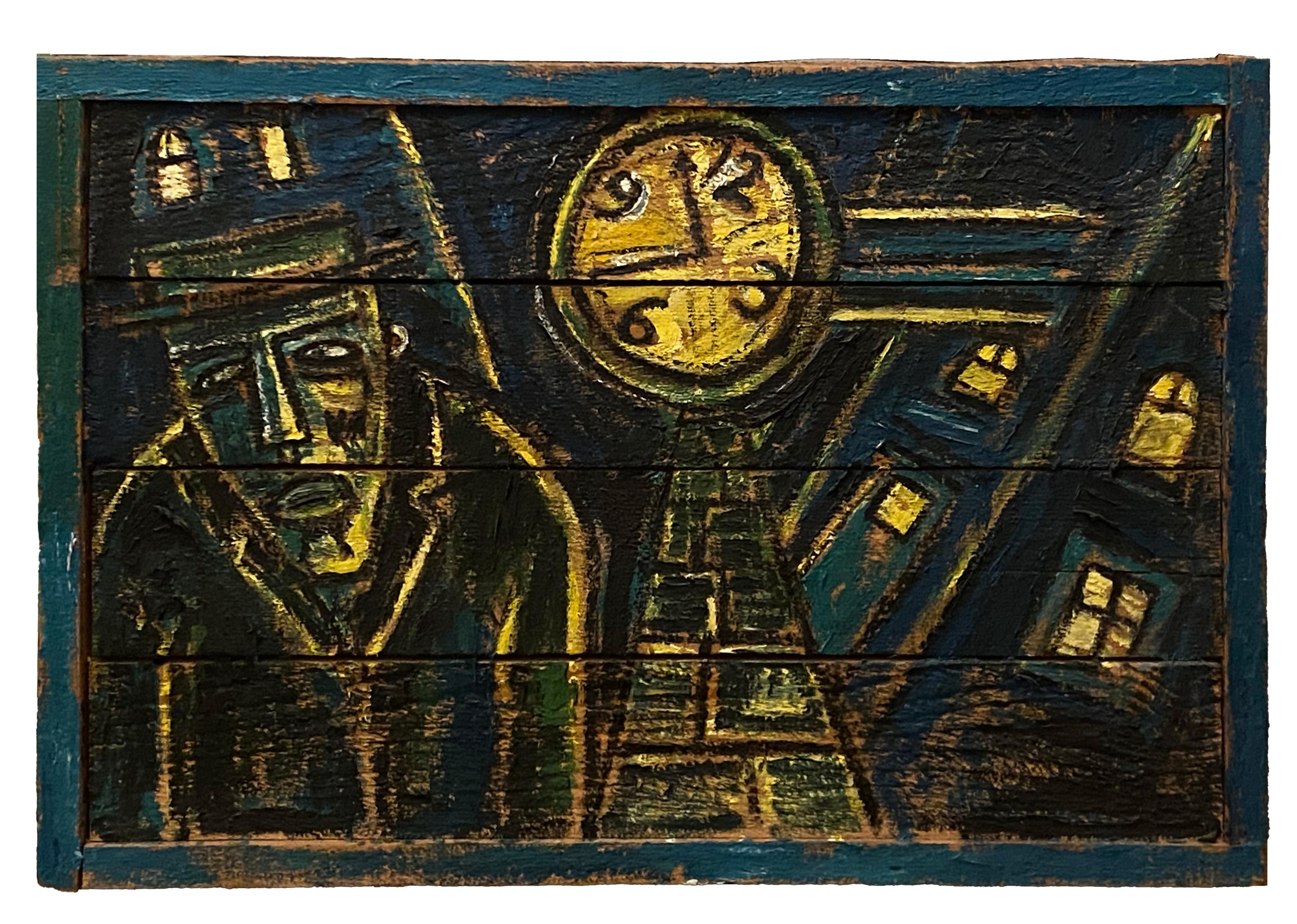 Untitled 

By Billy Childish

1994

Oil on board - painted on both sides

44 x 66 cm