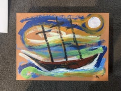 Untitled (Sailing Away) By Billy Childish