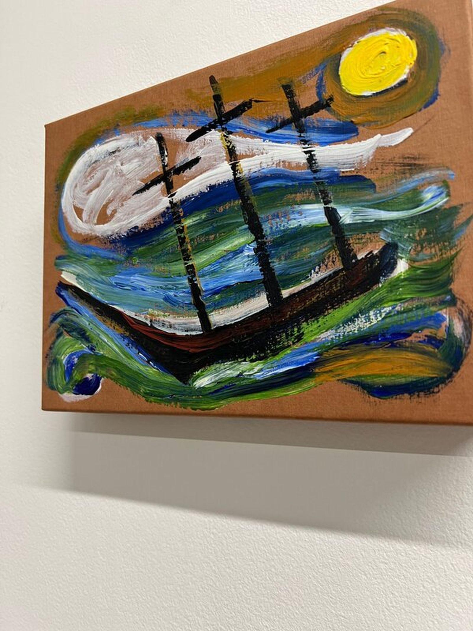 Sin título (Sailing Away) de Billy Childish en venta 4