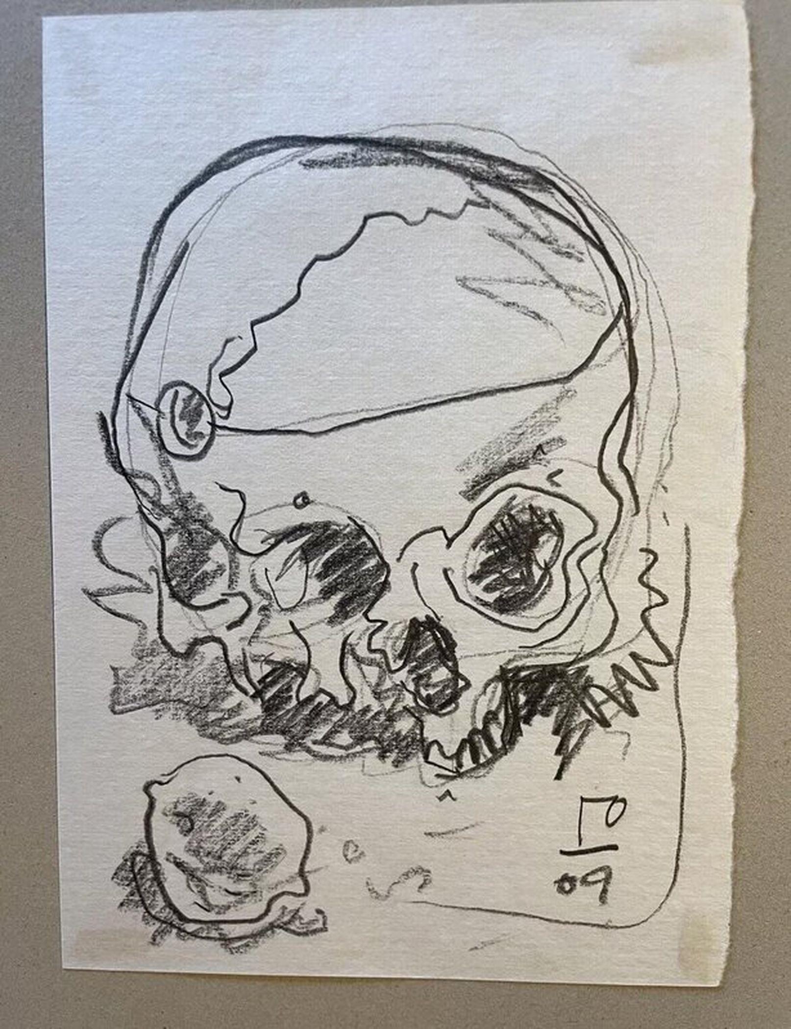 Untitled (skull) By Billy Childish For Sale 2