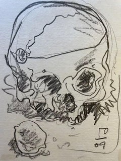 Sin título (calavera) Por Billy Childish