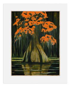Cypress Tree By Billy Childish