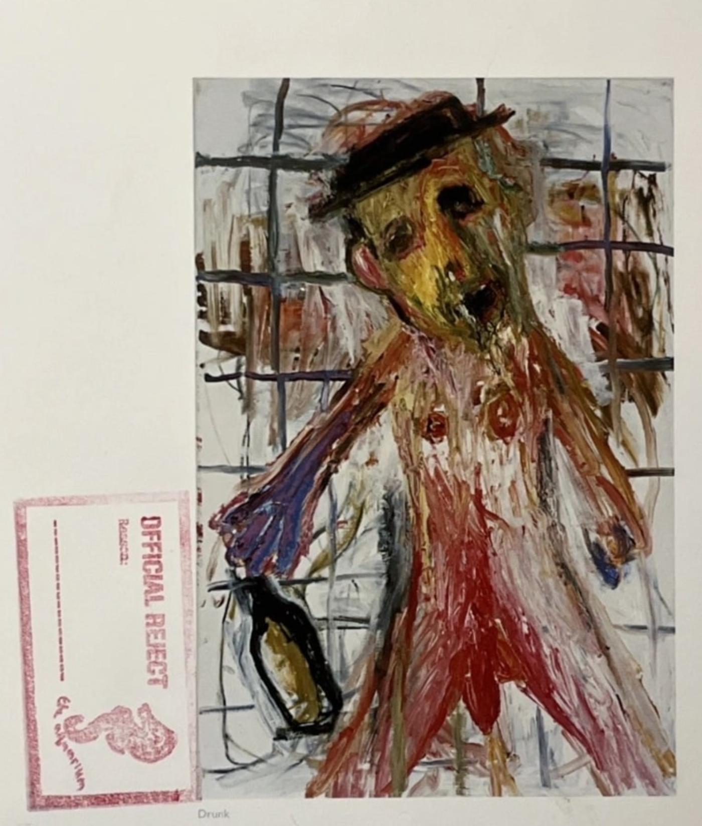 Drunk by Billy Childish For Sale 2