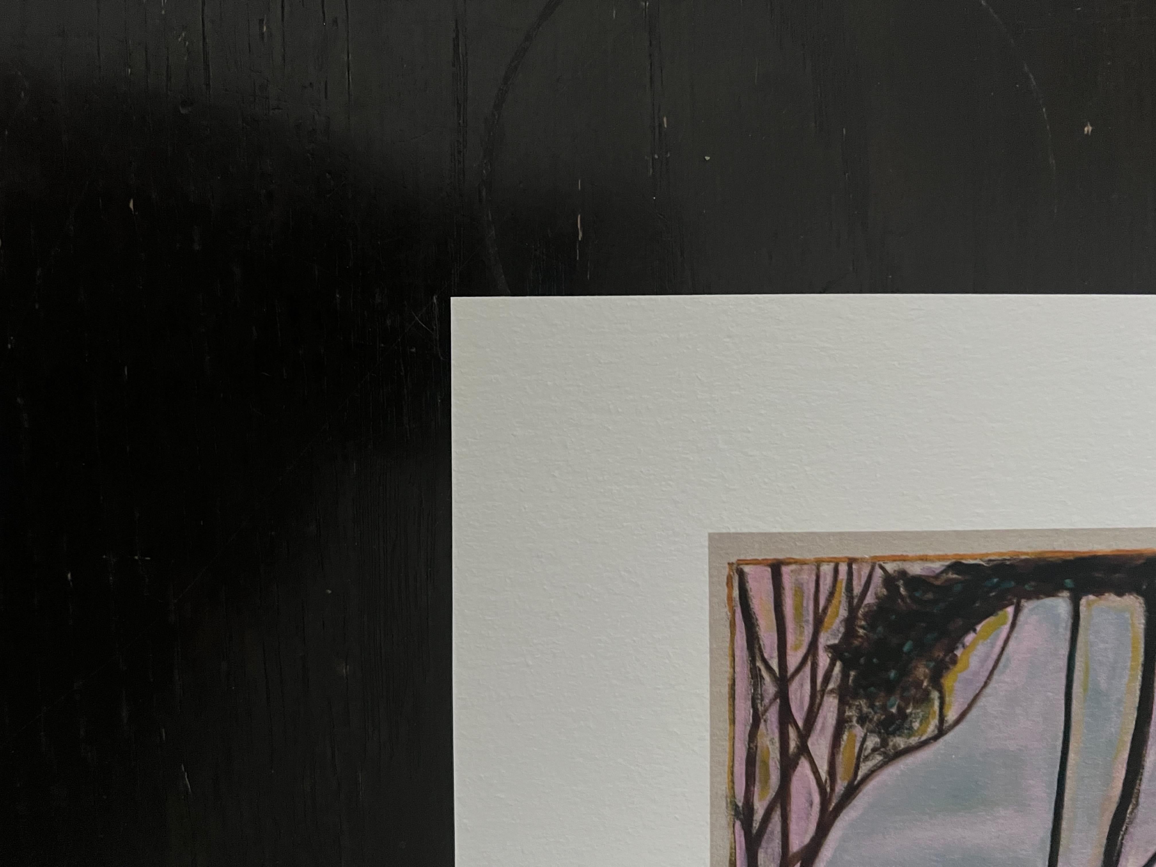 Light Through Trees - Beige Still-Life Print by Billy Childish