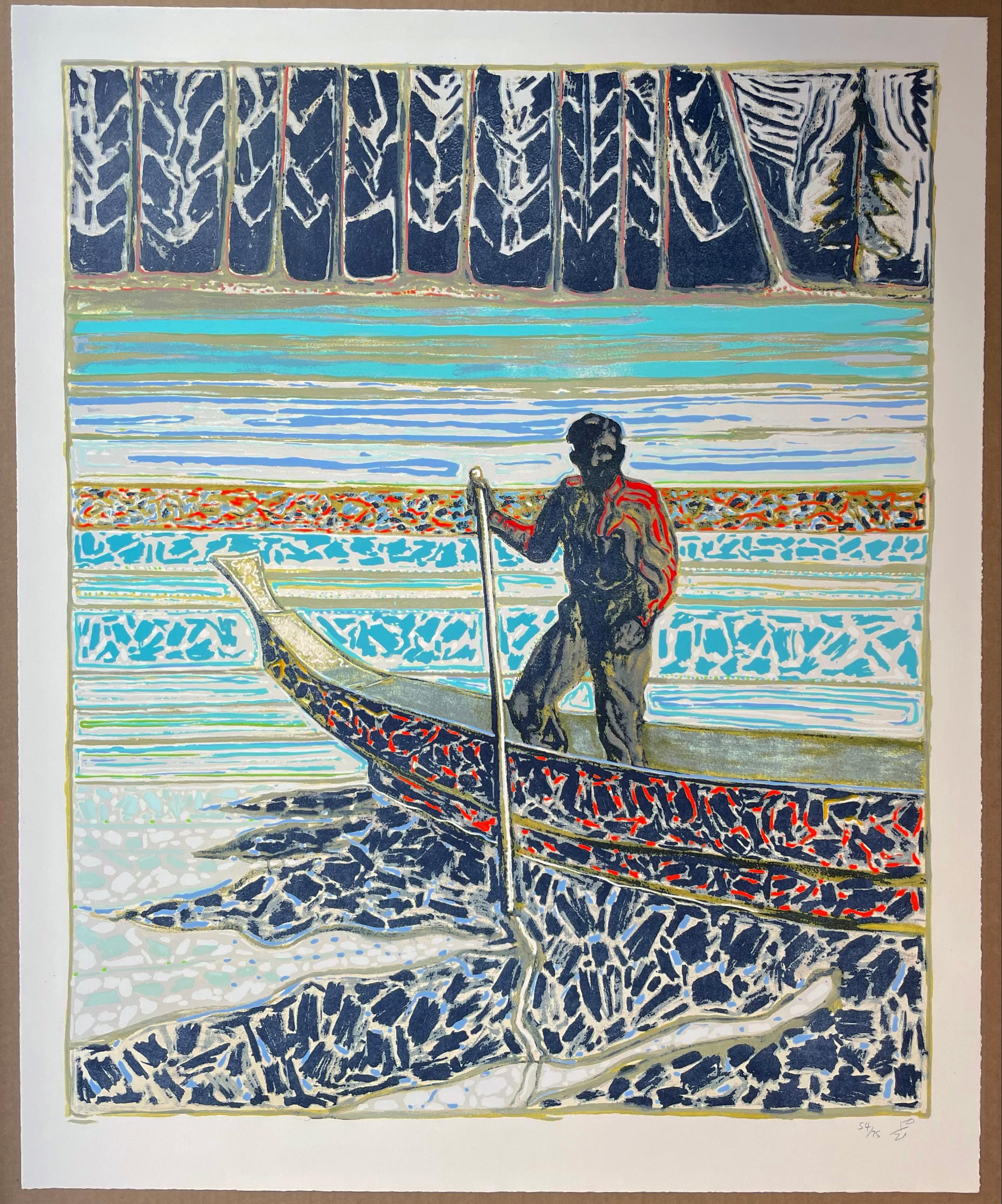 Pescatore a vela - Print di Billy Childish
