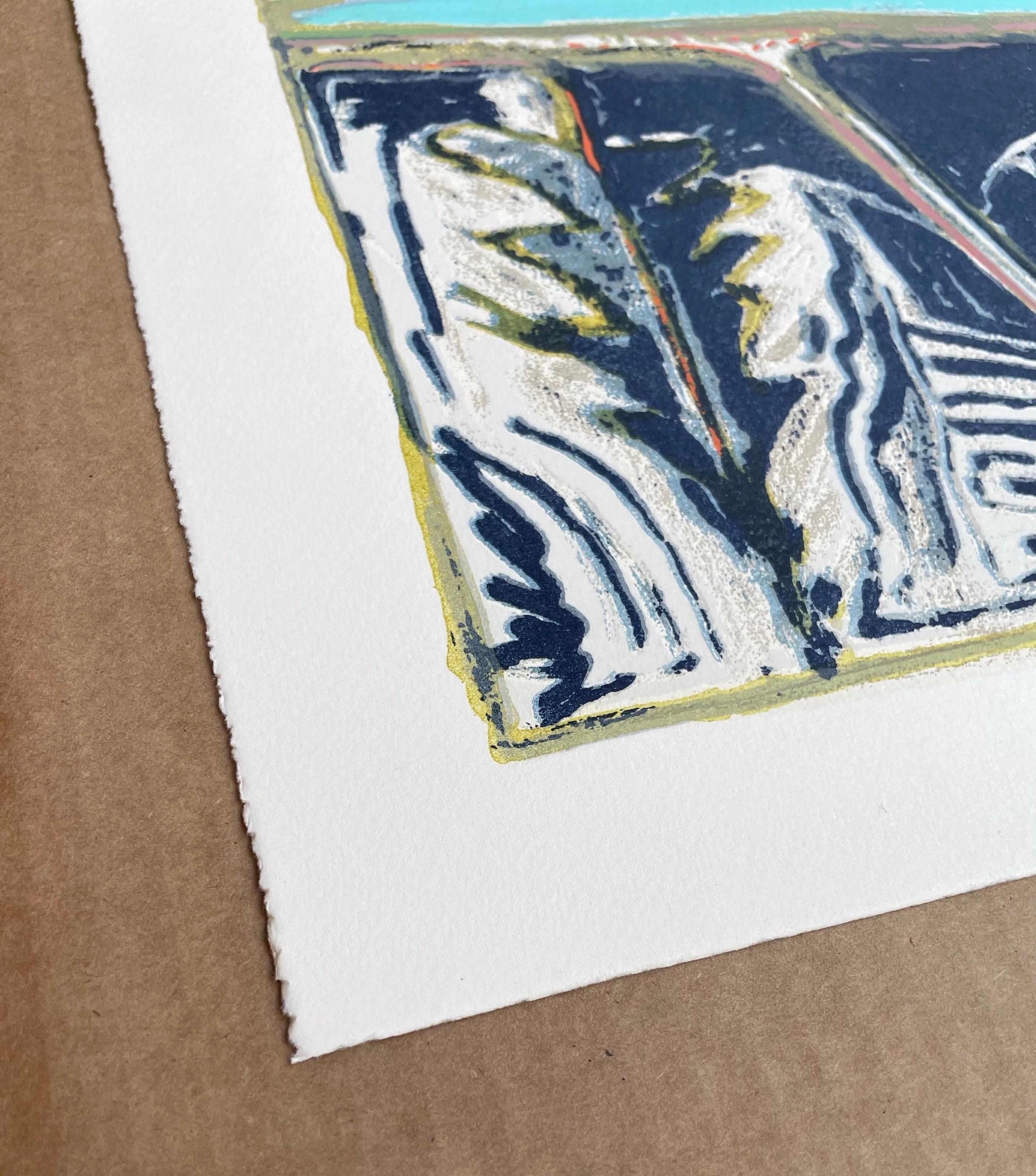 Pescatore a vela - Print Contemporaneo di Billy Childish