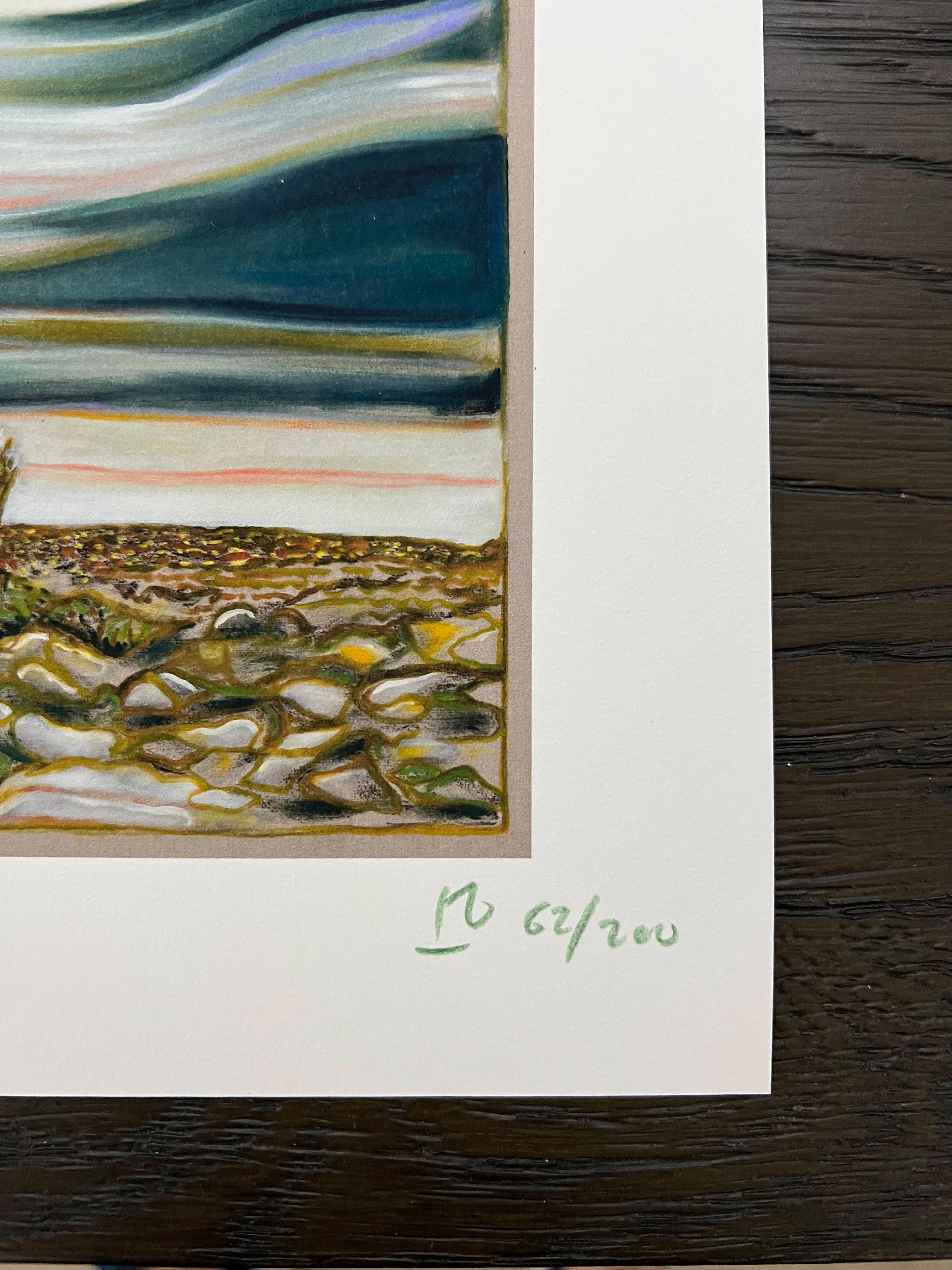 Sterne mit tief stehender Sonne (Zeitgenössisch), Print, von Billy Childish