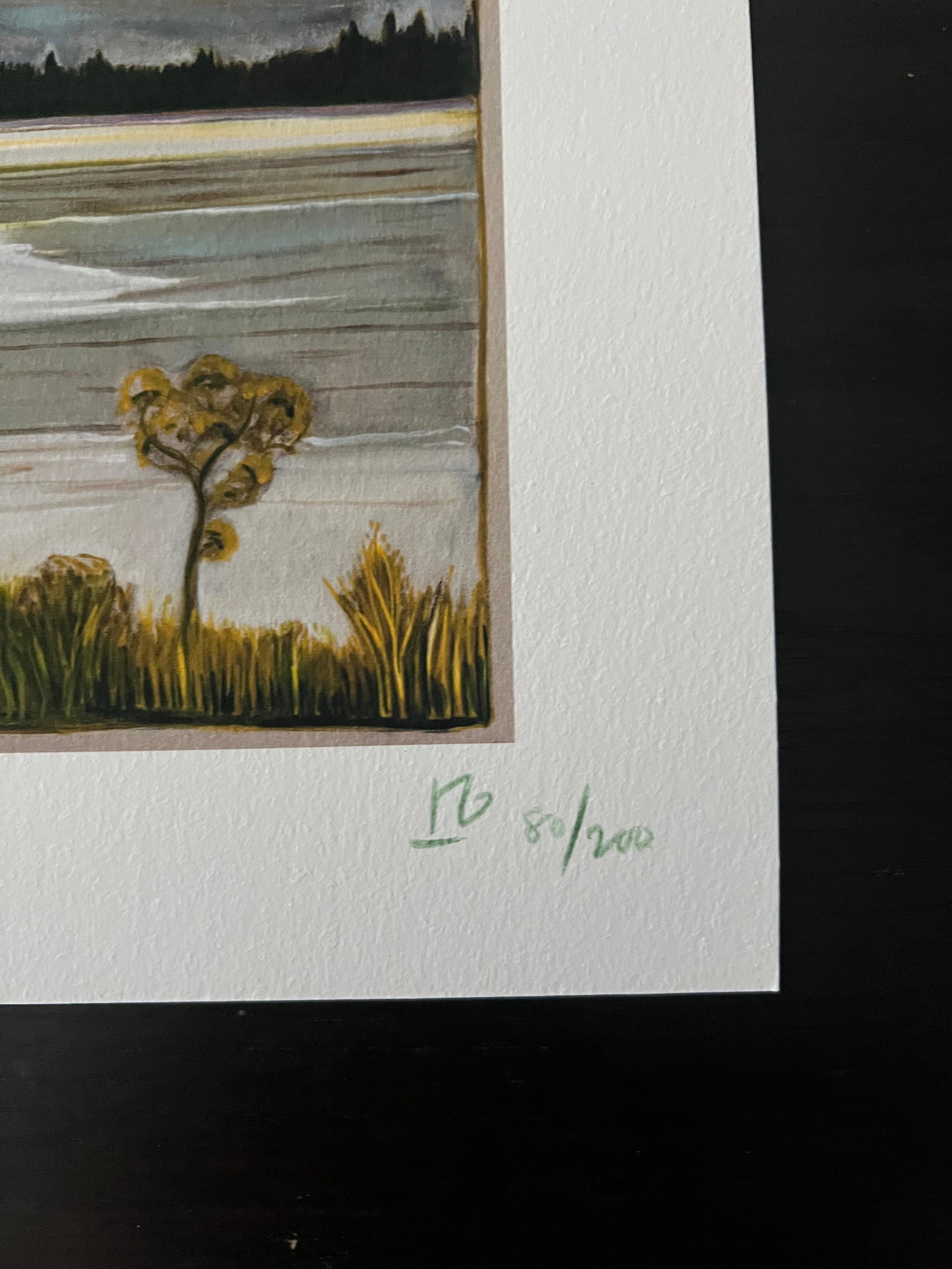 Madroño y Monte Tahoma - Print de Billy Childish