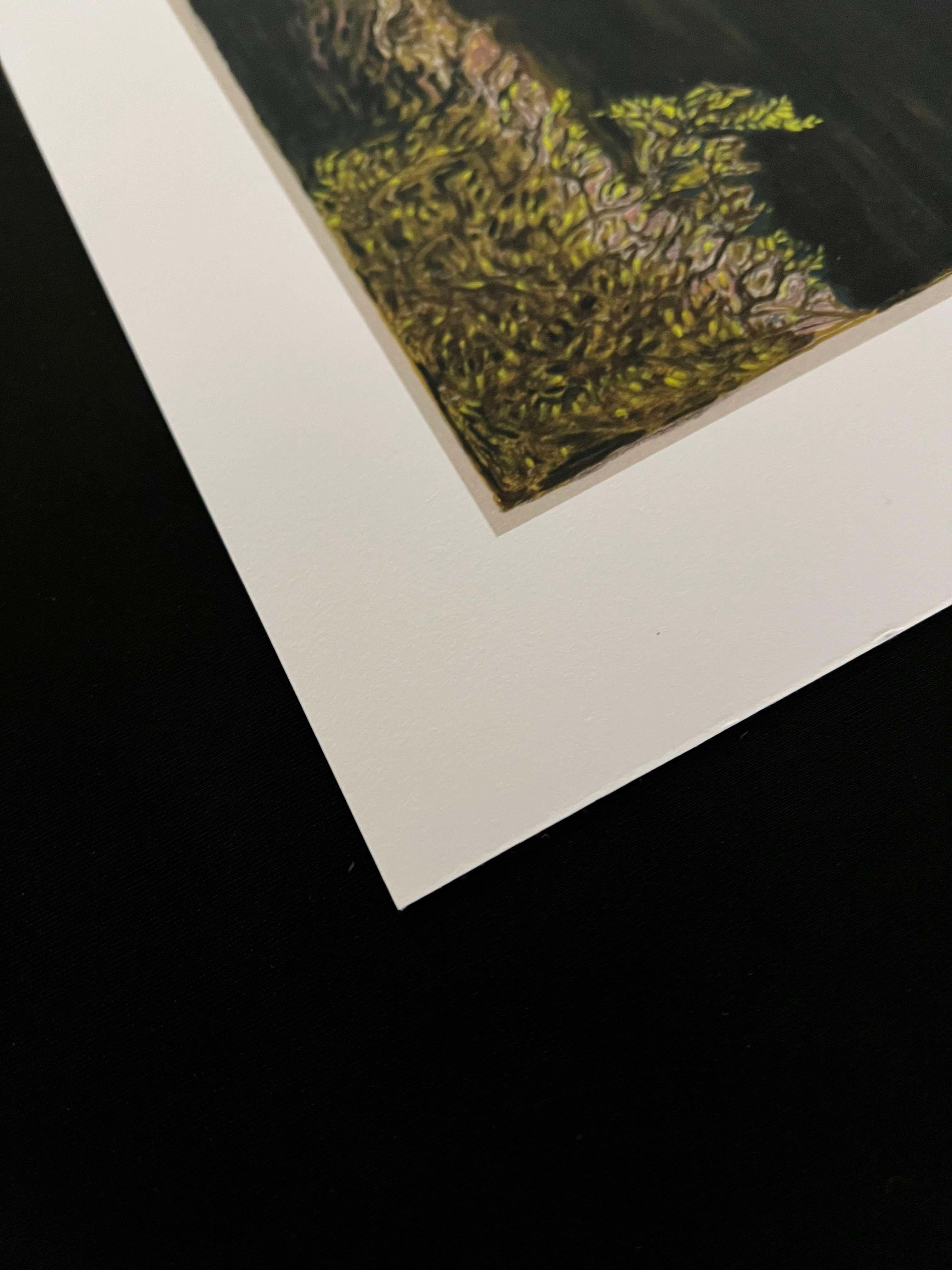 Nadador - Landscape Print Negro de Billy Childish