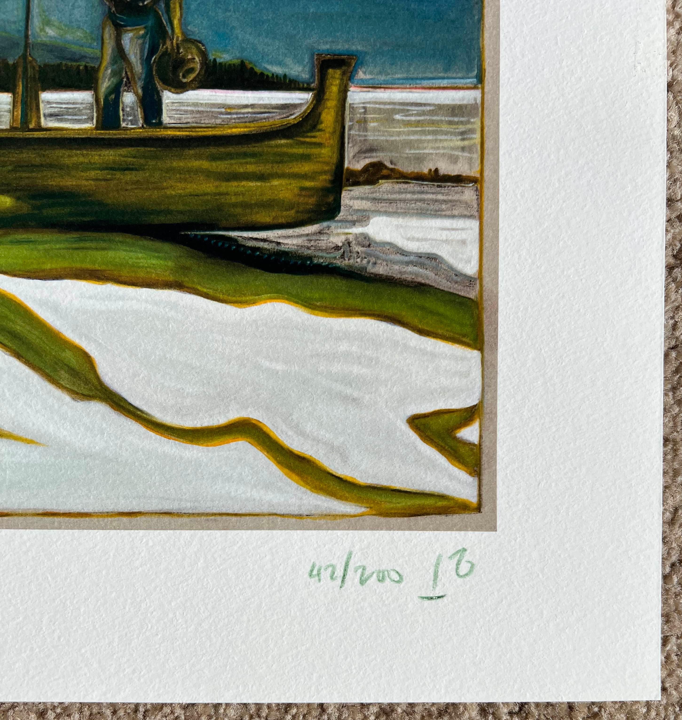 La Montaña que es Dios - Print de Billy Childish