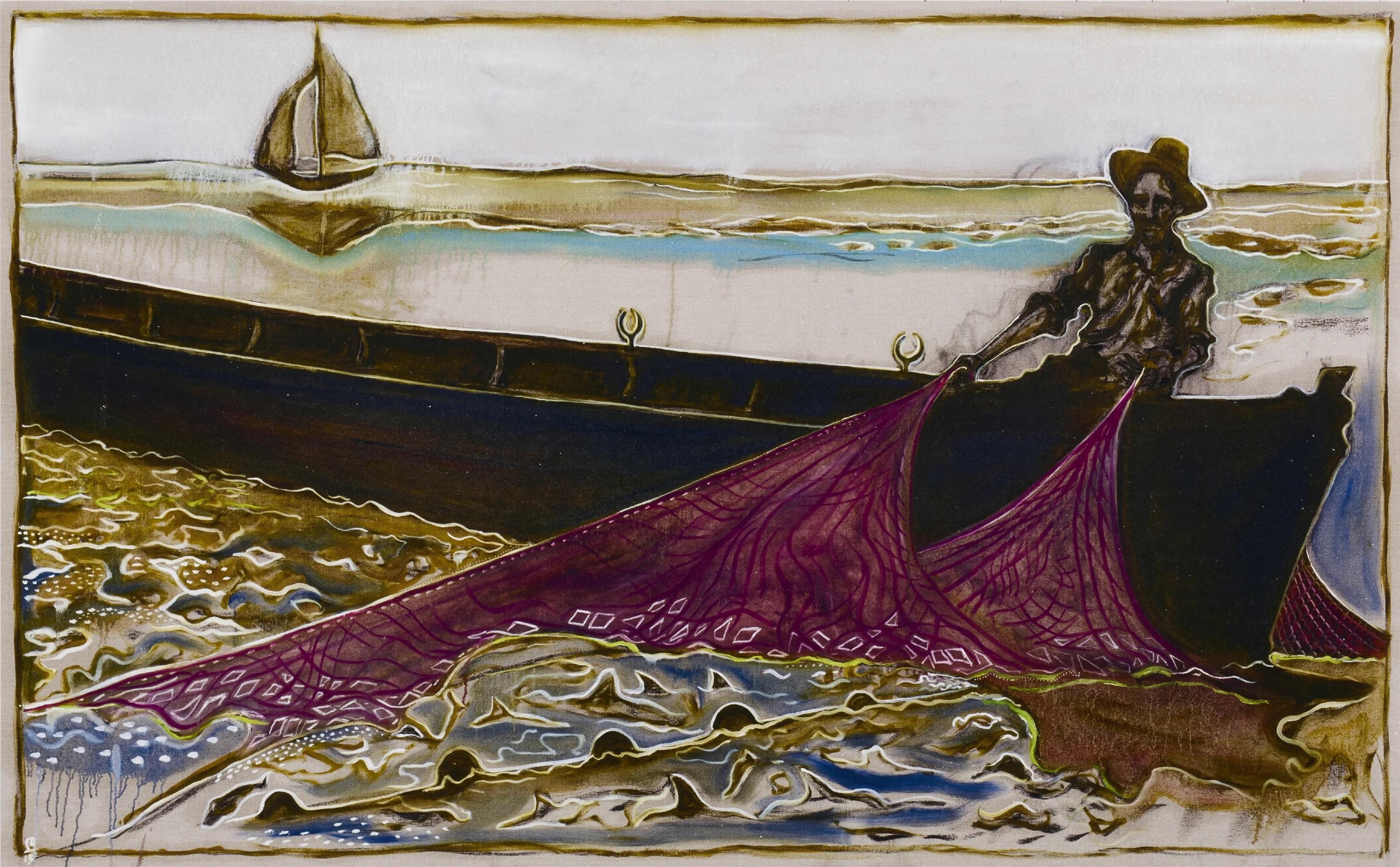 Billy Childish Figurative Print - Untitled 13