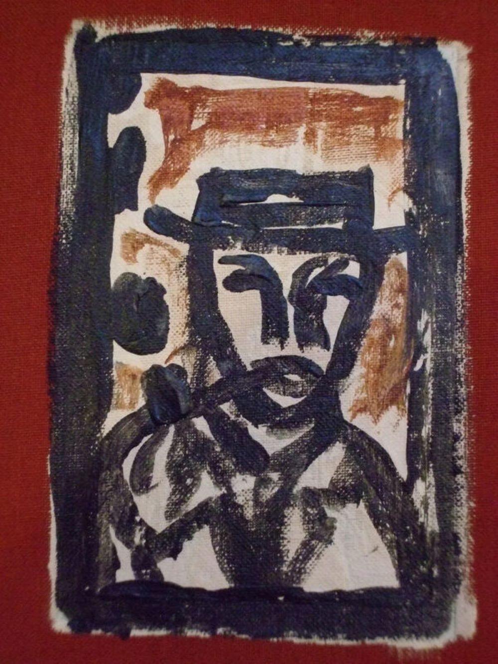 Sin título (autorretrato) Por Billy Childish en venta 2