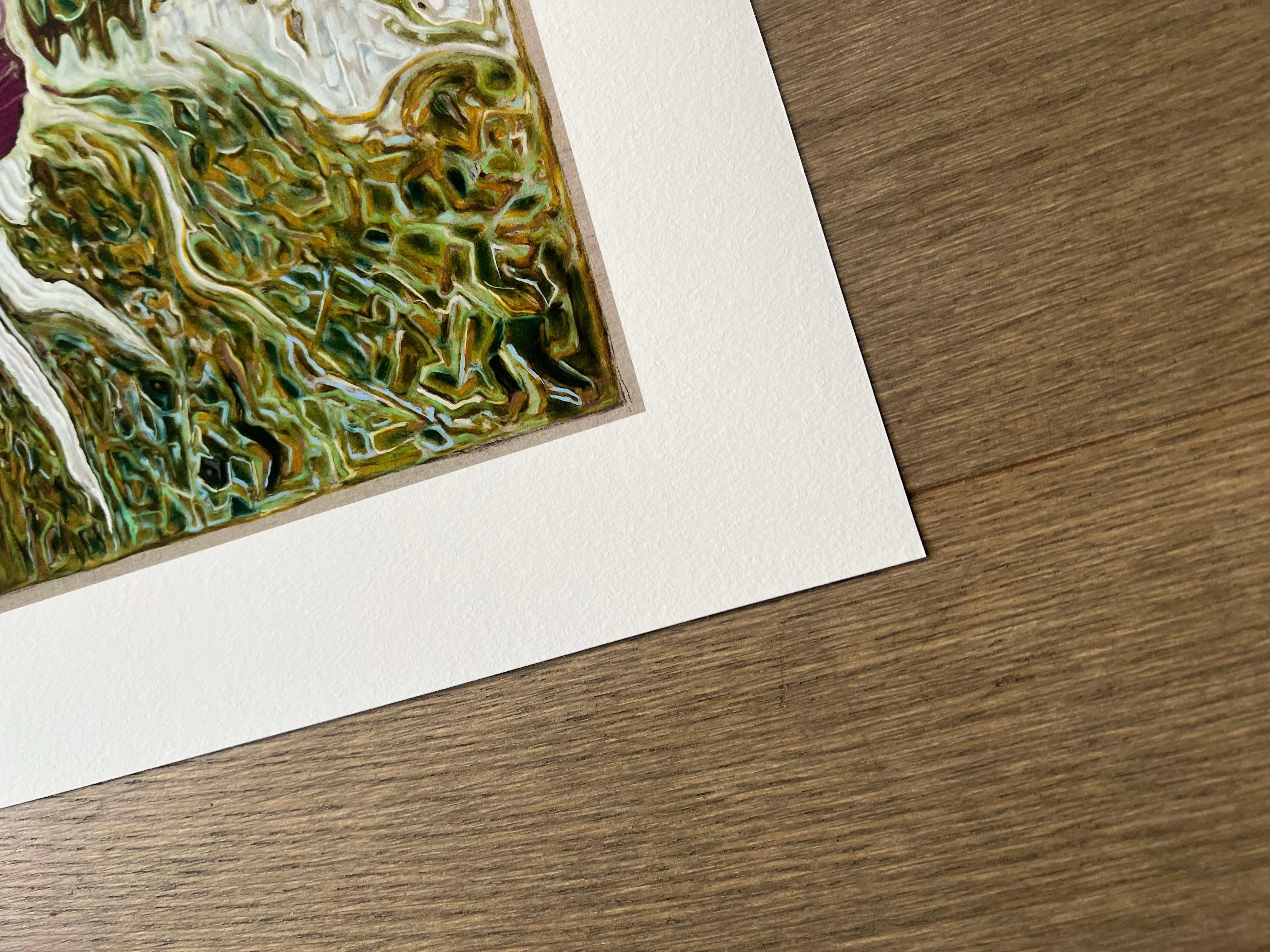 Vadeando - Landscape Print Negro de Billy Childish