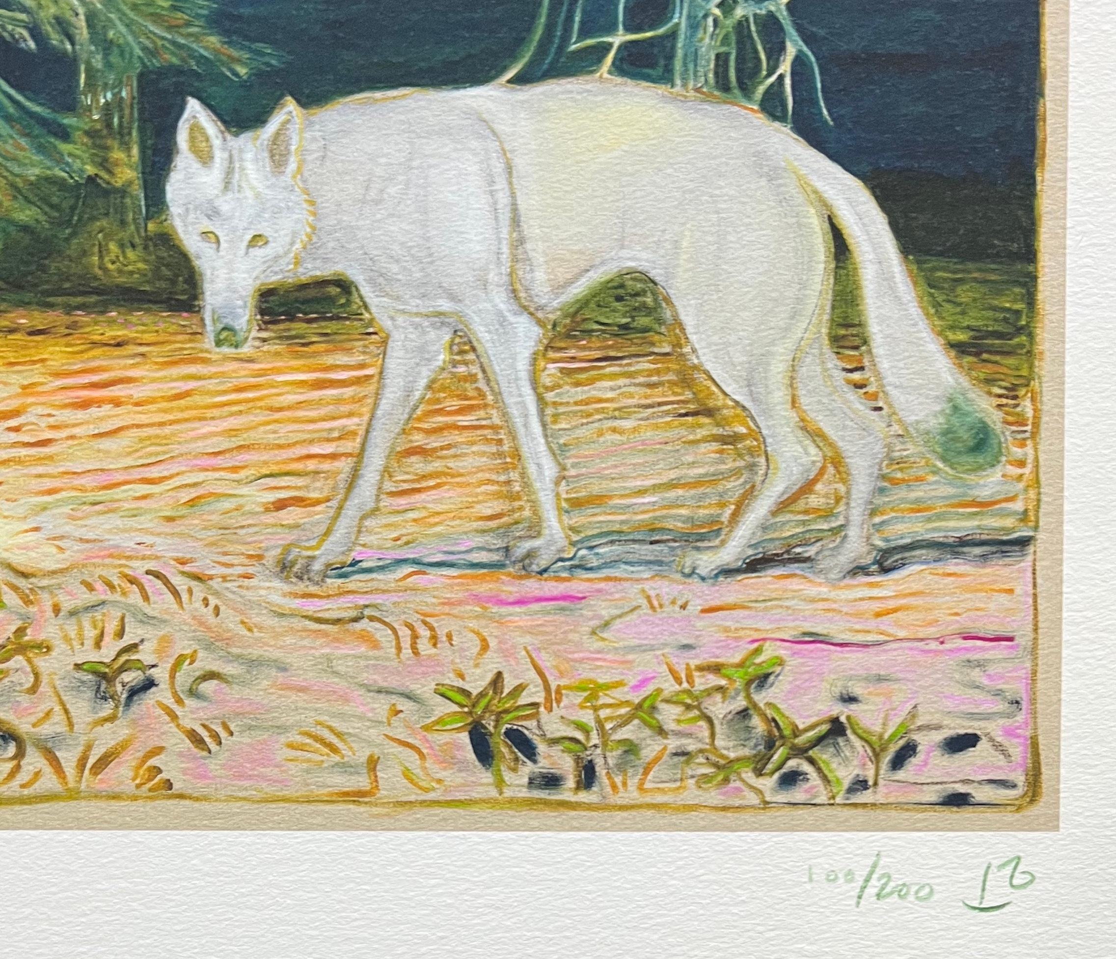 White Wolf - Print di Billy Childish