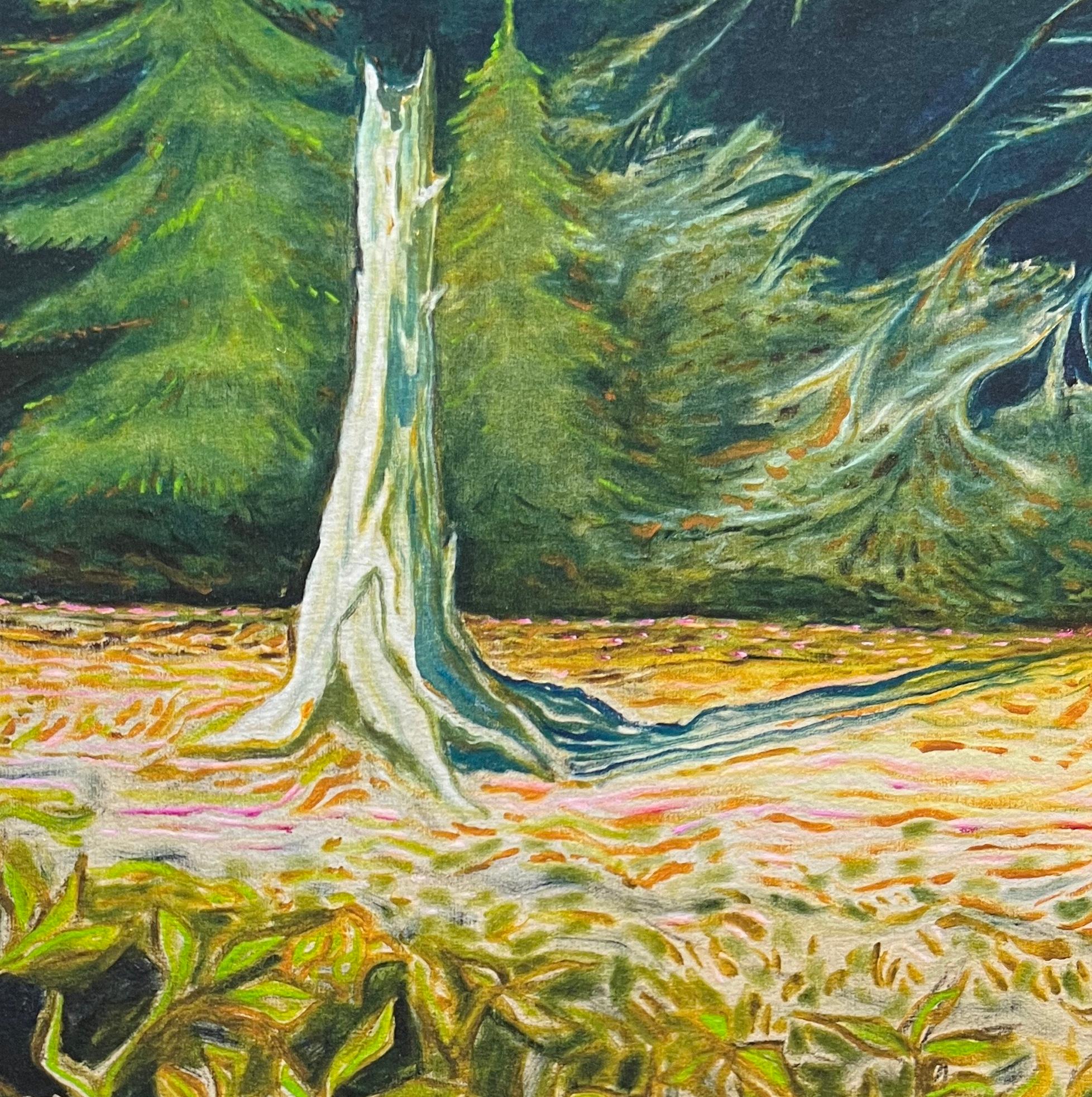 White Wolf - Print Contemporaneo di Billy Childish