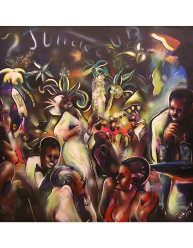 Billy Dee Williams Abstract Painting - Good Times Jungle Club, The Savoy 1991