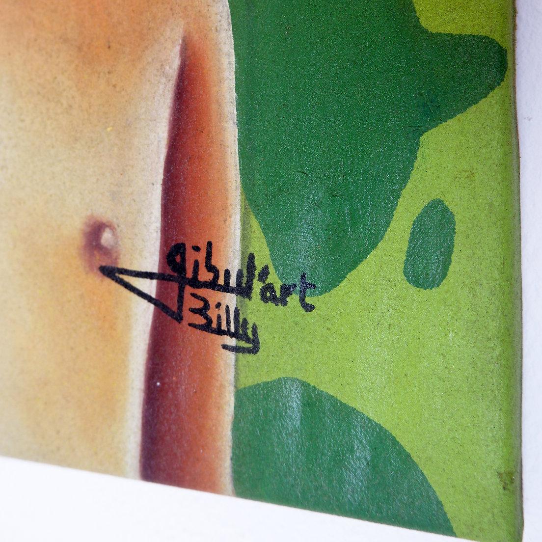 Billy Gubul'Art Zeitgenössische afrikanische Kunst - Acryl auf Stoff - 21. im Angebot 6