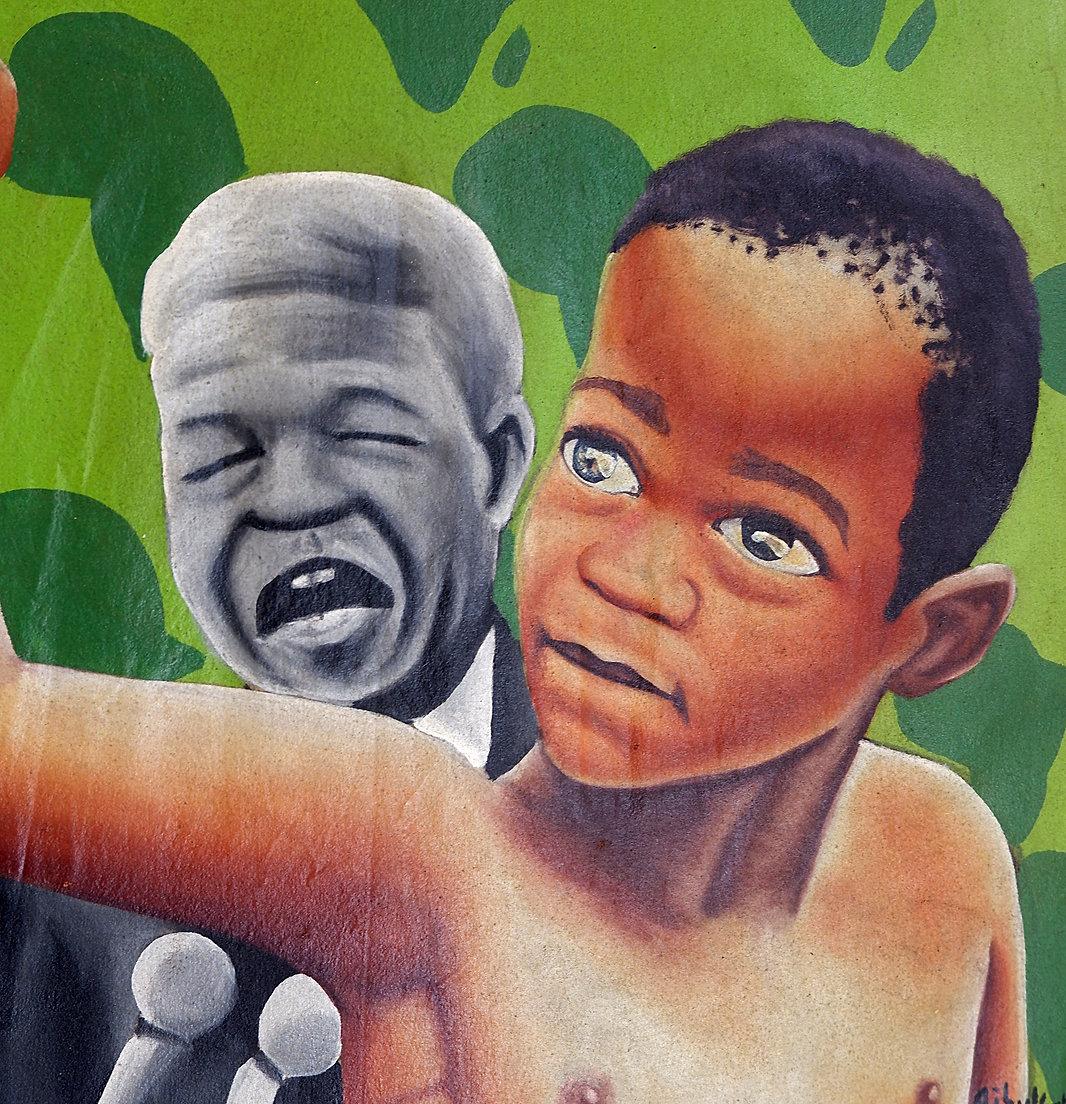 Billy Gubul'Art Zeitgenössische afrikanische Kunst - Acryl auf Stoff - 21. im Angebot 9