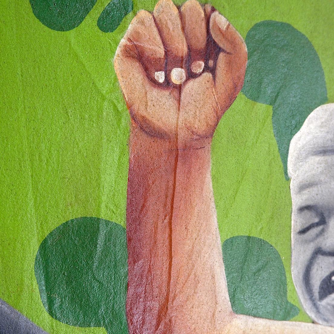 Billy Gubul'Art Zeitgenössische afrikanische Kunst - Acryl auf Stoff - 21. (Kongolesisch) im Angebot