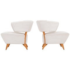 Billy Haines Curved-Back Lounge Chairs