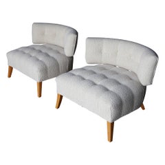 Billy Haines Style Klismos Lounge Chairs, United States, c.1955