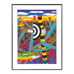 “A Texas Tango for T.A.L.A.” Colorful Abstract Nature Lithograph Ed. 22/125