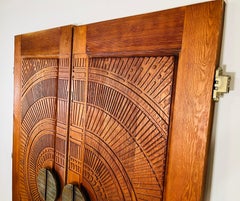 Billy Joe Mccarroll and David Gillespe, Heroic Sunburst Doors, USA, circa 1970s