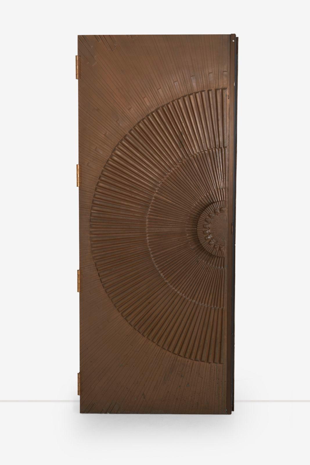 Billy Joe McCarroll and David Gillespie Bronze Brutalist Heroic Sunburst Doors For Sale 7