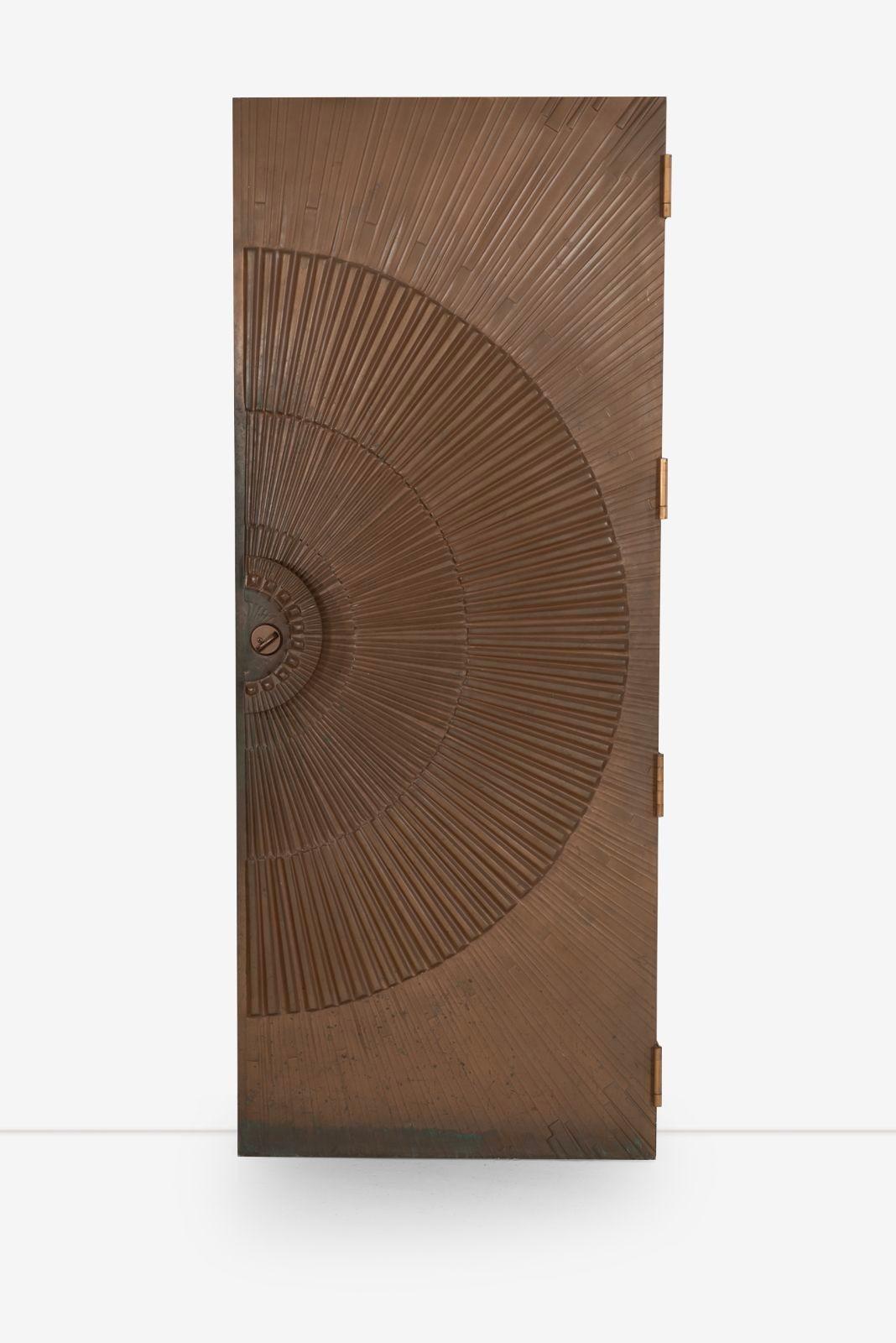 Billy Joe McCarroll and David Gillespie Bronze Brutalist Heroic Sunburst Doors For Sale 8