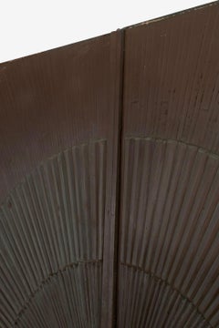 Billy Joe McCarroll y David Gillespie Bronce Brutalista Heroico Puertas Sunburst