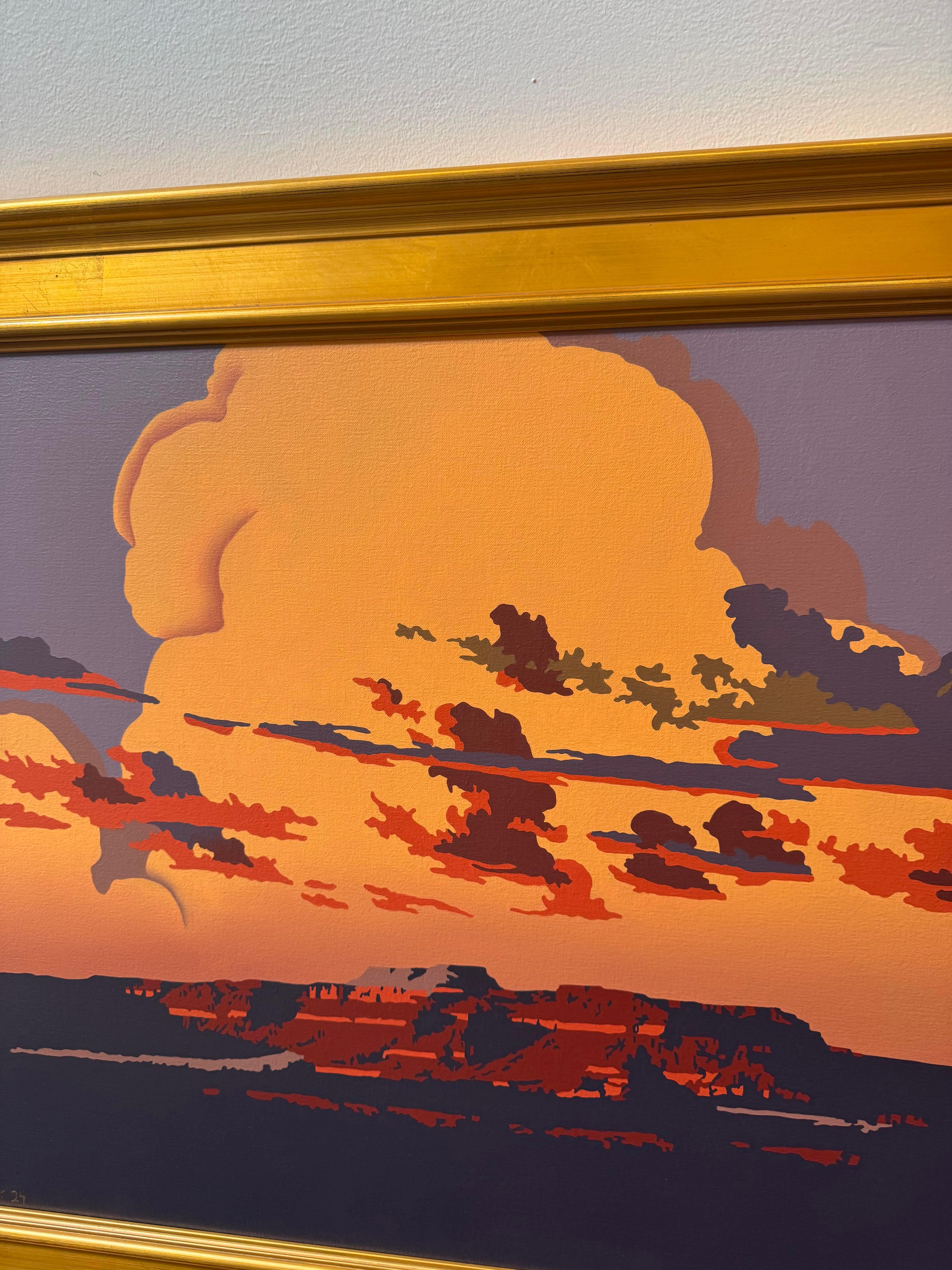Buttes at Frye Canyon_Billy Schenck_Oil/Canvas_ Portrait/Text/Pop Western 2