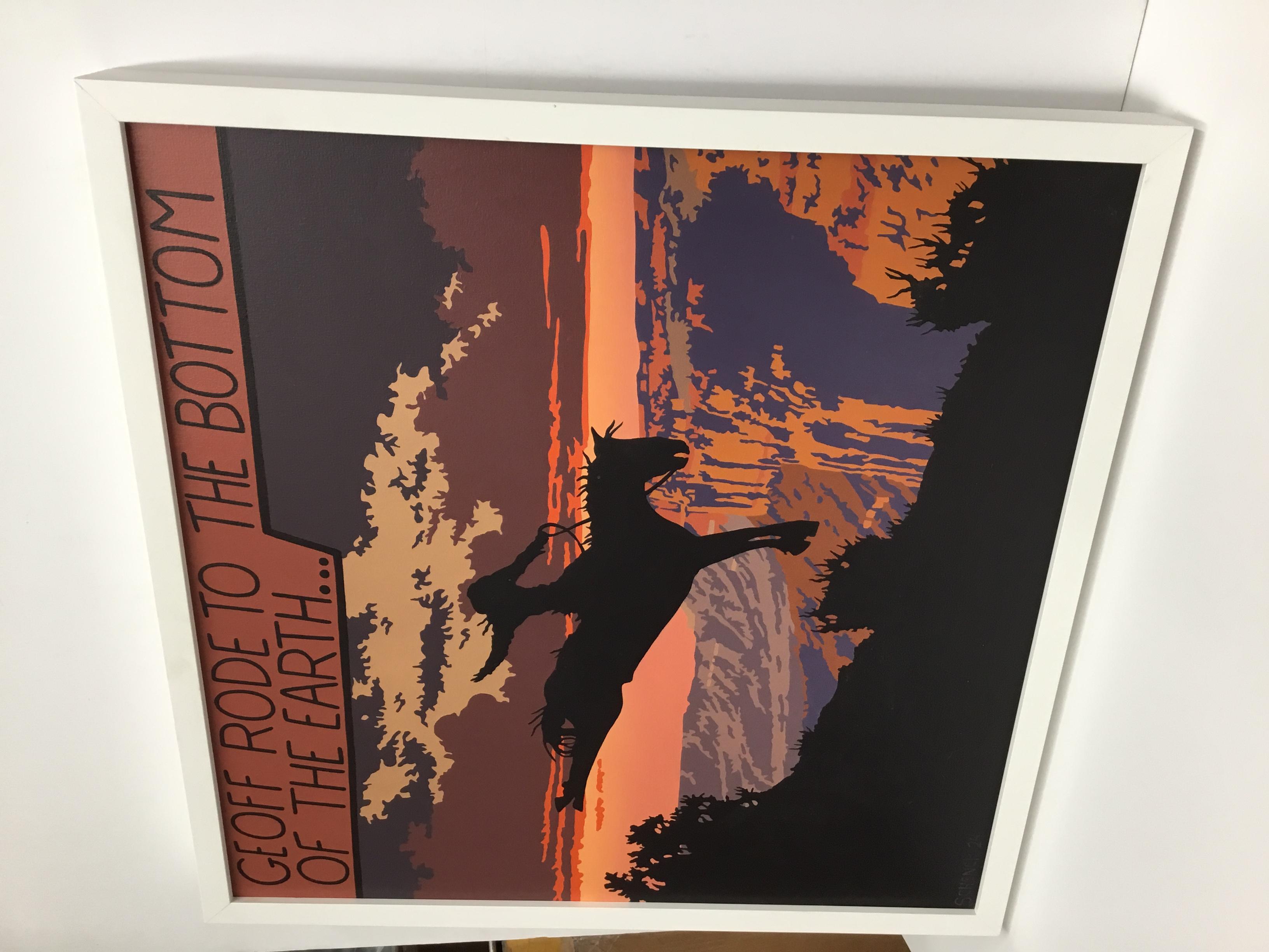 Geoff Rode South - Painting di Billy Schenck