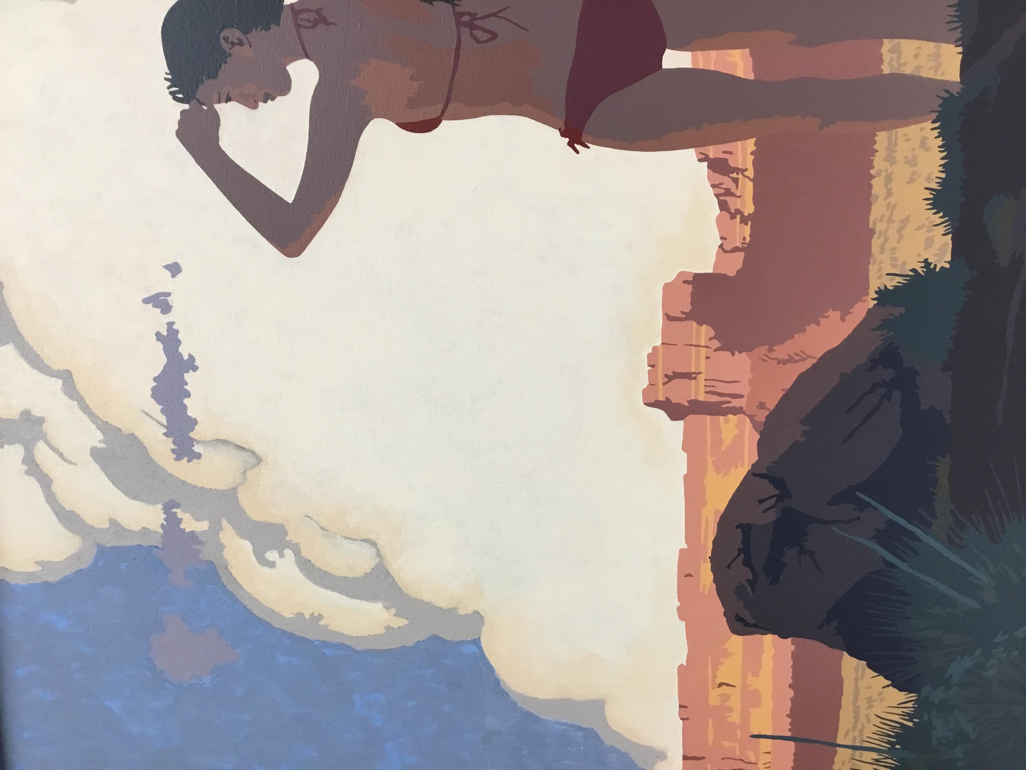 Sand Surfer #1 - Painting Pop Art di Billy Schenck