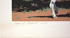 Bill Schenck, "Days Of August" Serigraph, 20/83, 1987