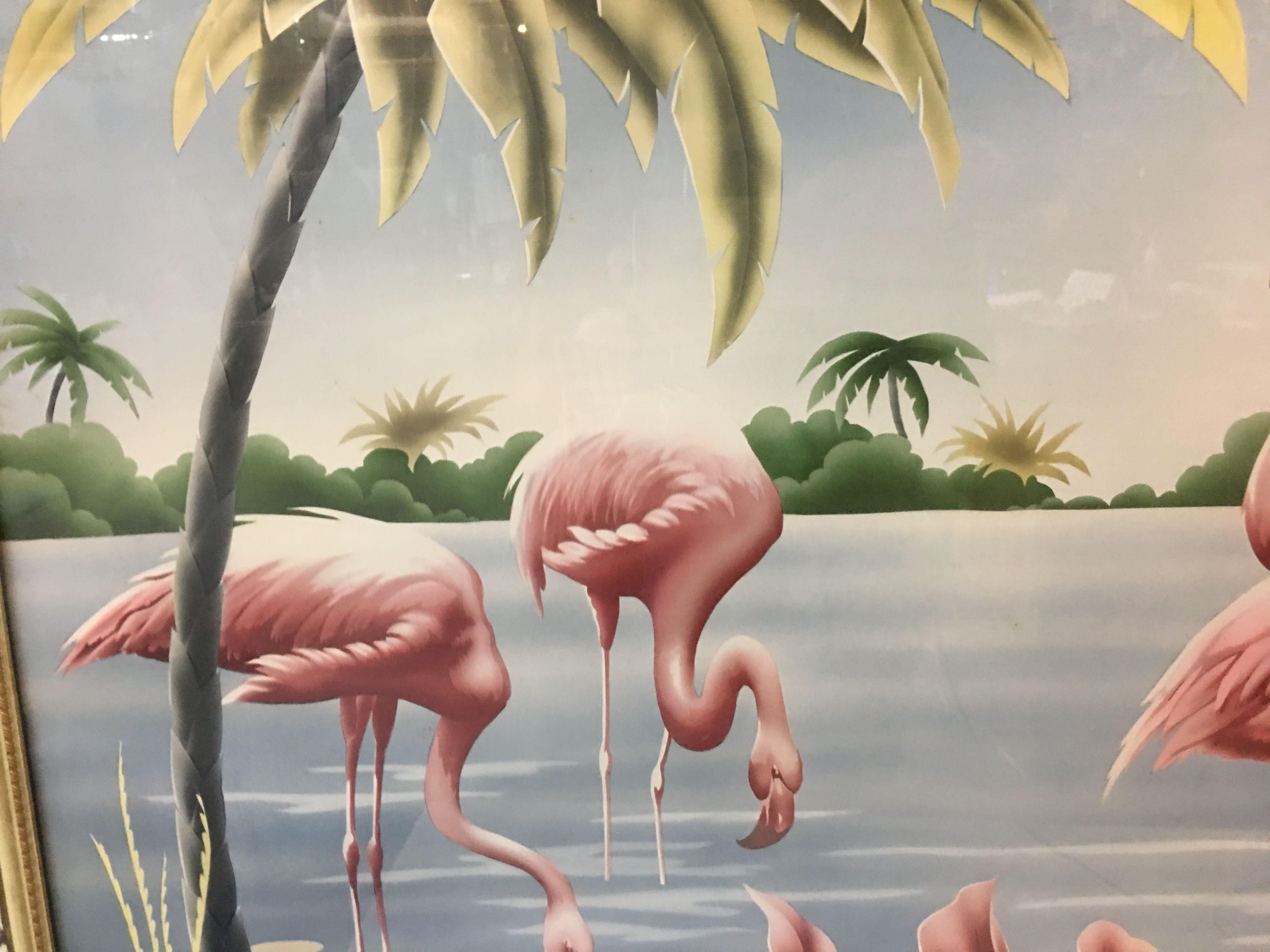 turner flamingo mirror