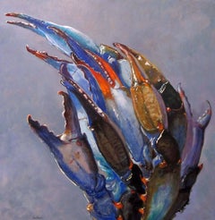 "Crab Claw Bouquet" original oil painting by Billy Solitario