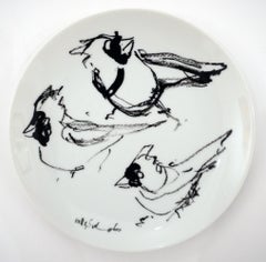 Set of 4 Cardinals Plates