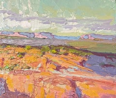 "Crisp Light, Canyon de Chelly" By Billyo O'Donnell, Impressionist Oil Landscape