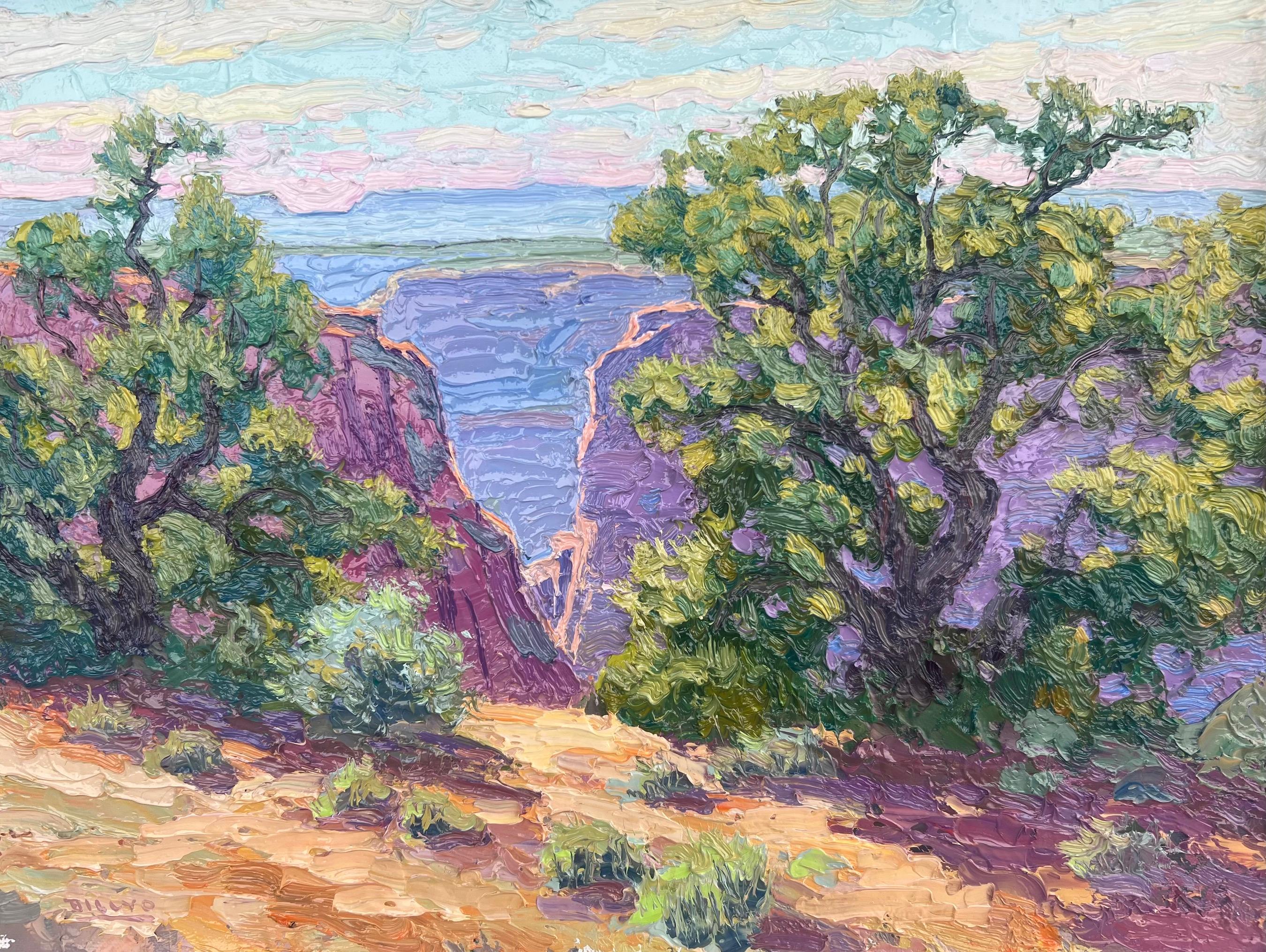 "Kings Leap, Canyon de Chelly" (2024) By Billyo O'Donnell, Oil Landscape