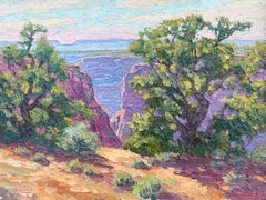 "Salto dei Re, Canyon de Chelly" (2024) Di Billyo O'Donnell, Paesaggio a olio