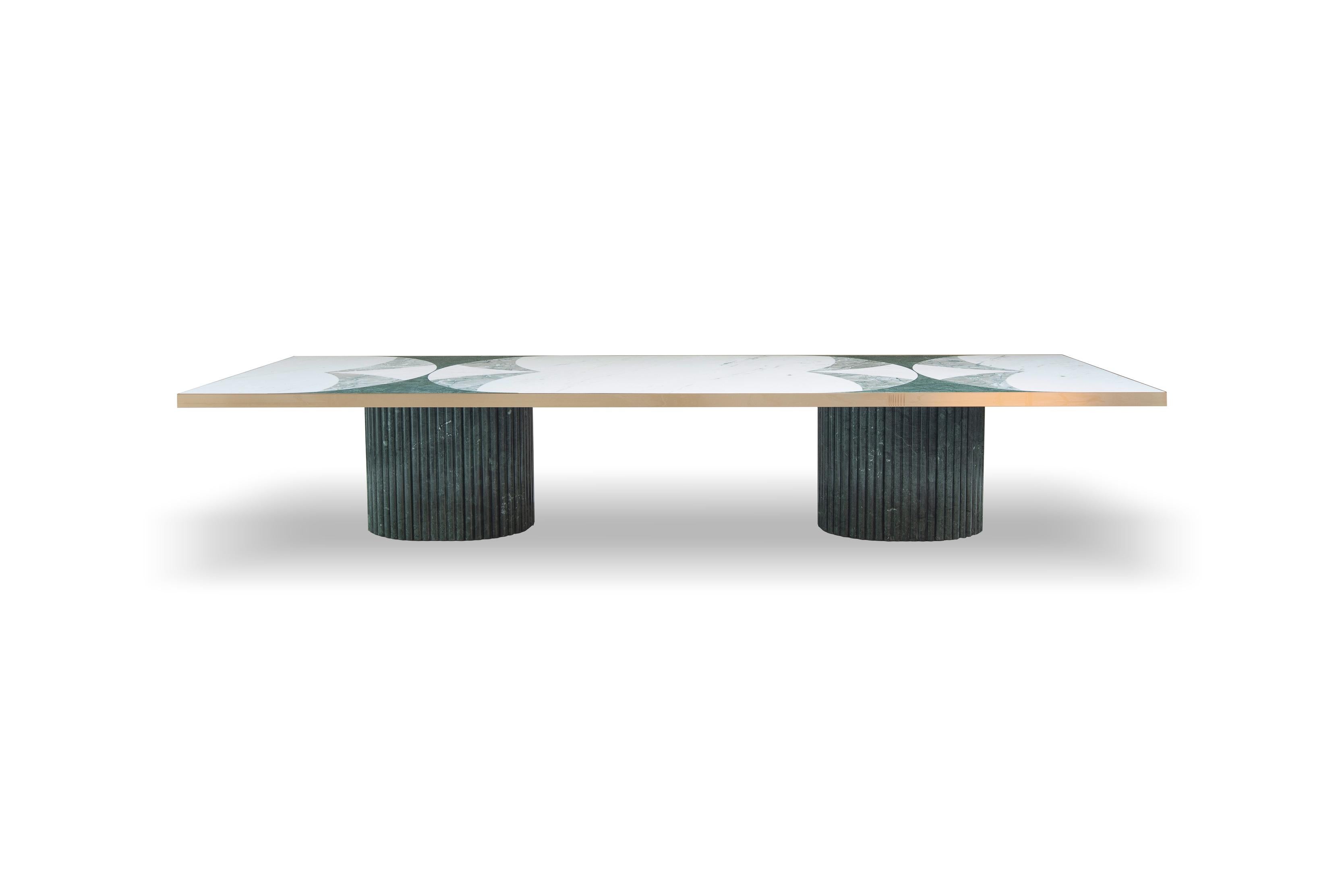 Biloba Dining Table, Contemporary Collection, Handcrafted in Portugal - Europe by Greenapple.

Designed by Rute Martins for the Contemporary Collection, Biloba takes inspiration from nature to luxury by combining the unique shape of the Ginkgo