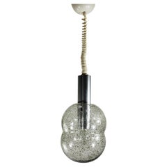Tobia Scarpa per Flos Lampada da soffitto in vetro di design italiano 1960
