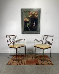 ‘Biltmore’ Wrought Iron Chair's Marina McDonald Jazz Furniture Art Deco