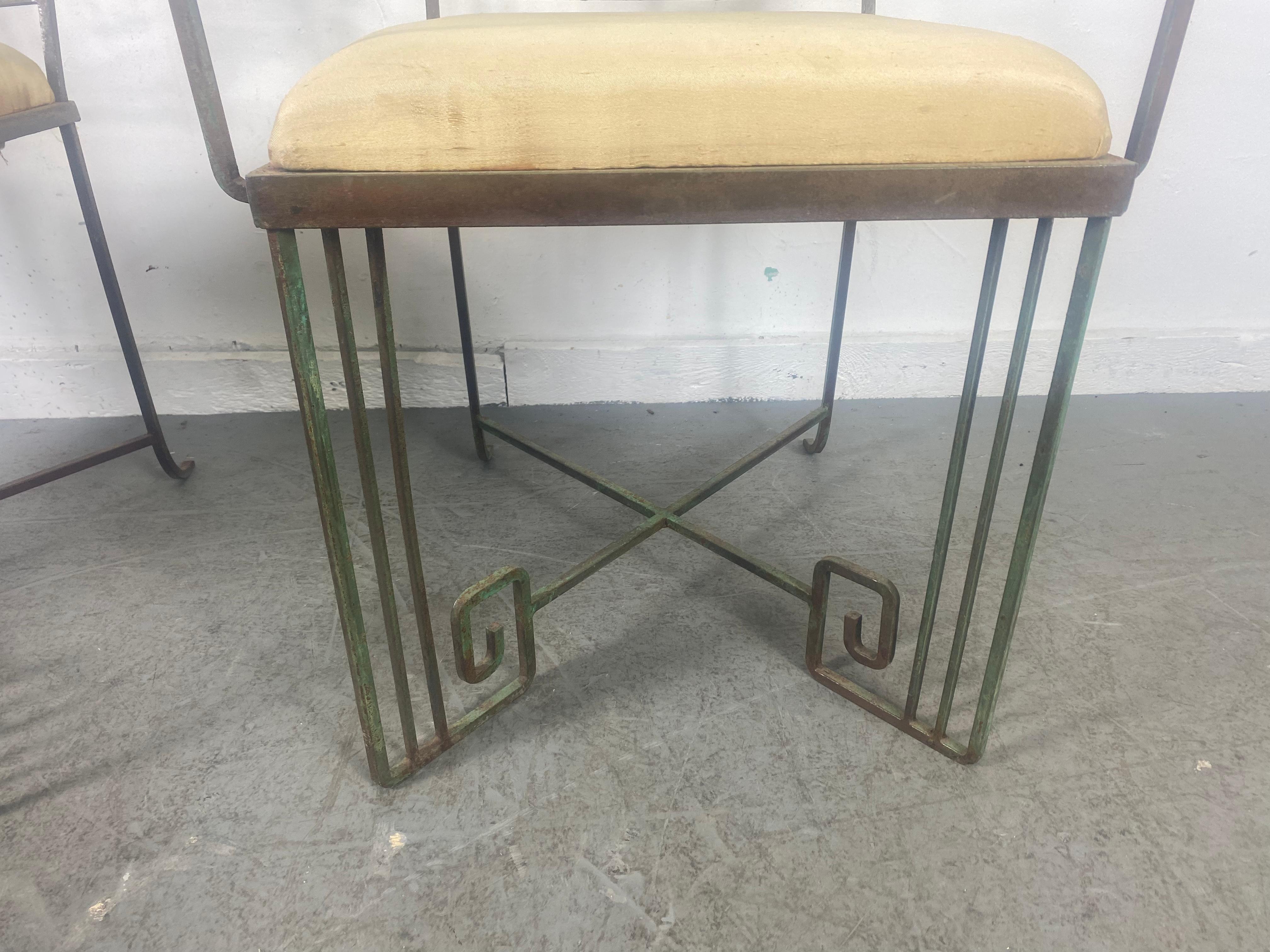 Silla de hierro forjado 
