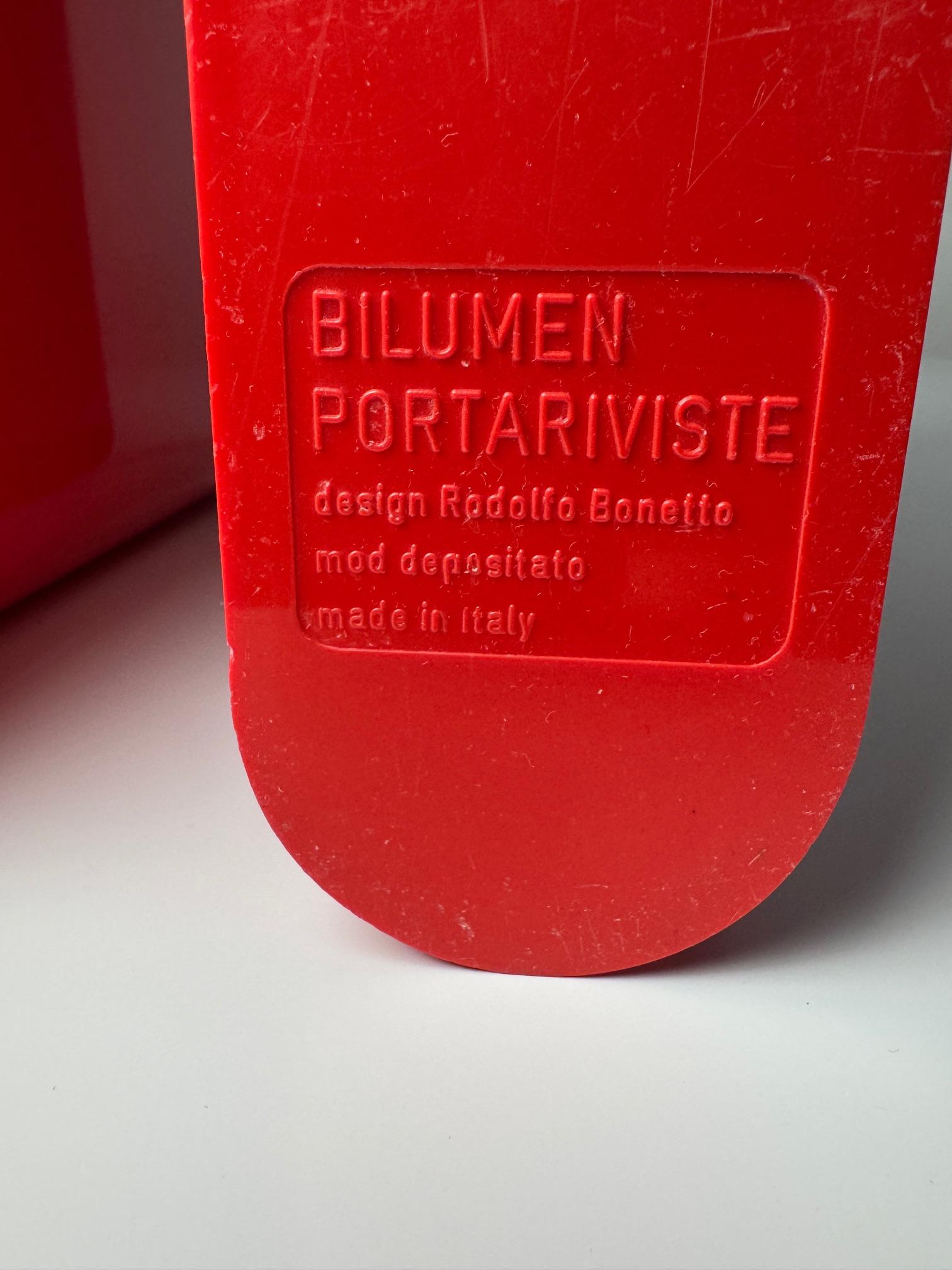 “Bilumen” Magazine Rack by Rodolfo Bonetto, 1960s Italy — Iconic For Sale 3