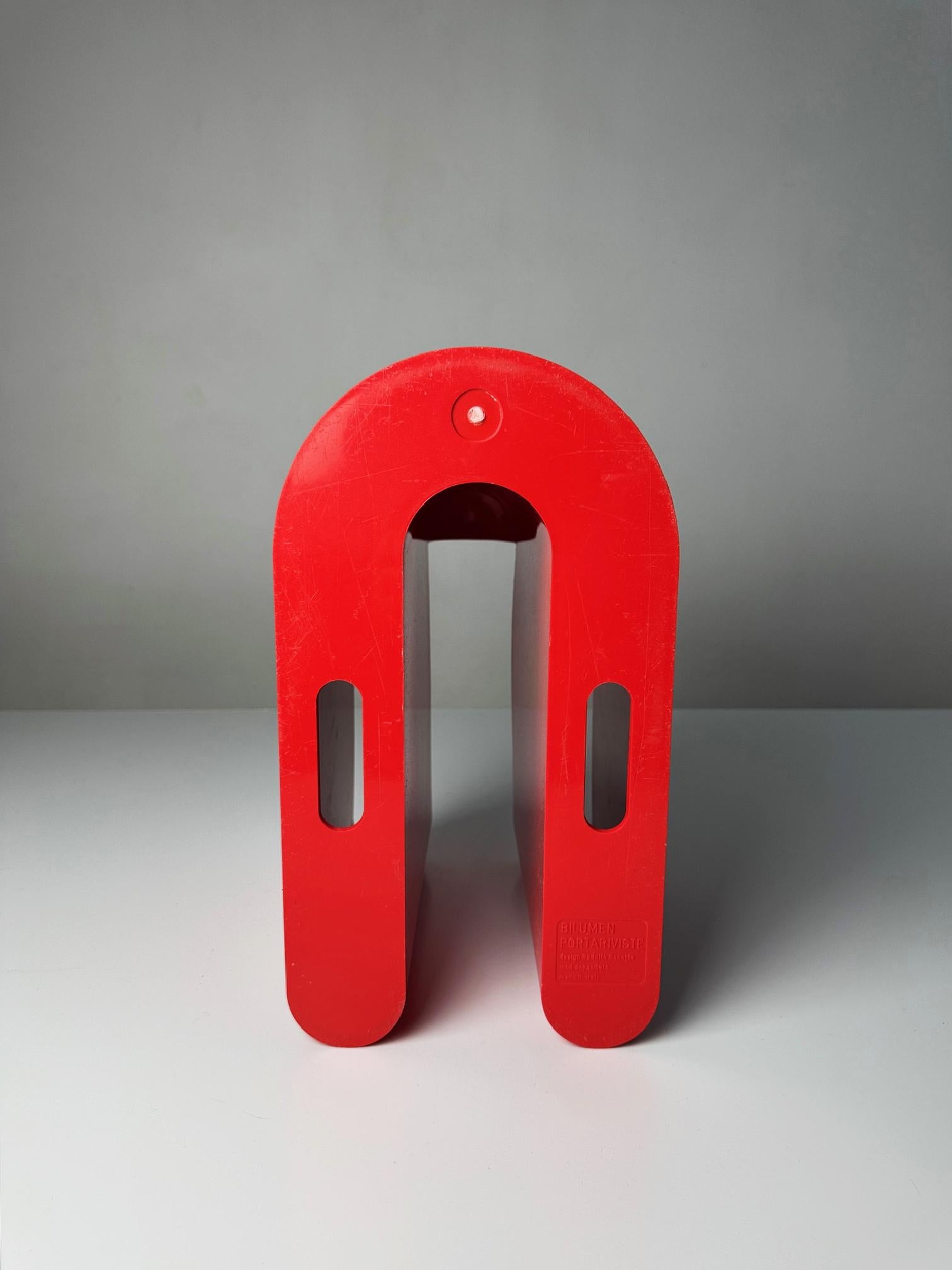 “Bilumen” Magazine Rack by Rodolfo Bonetto, 1960s Italy — Iconic For Sale 2