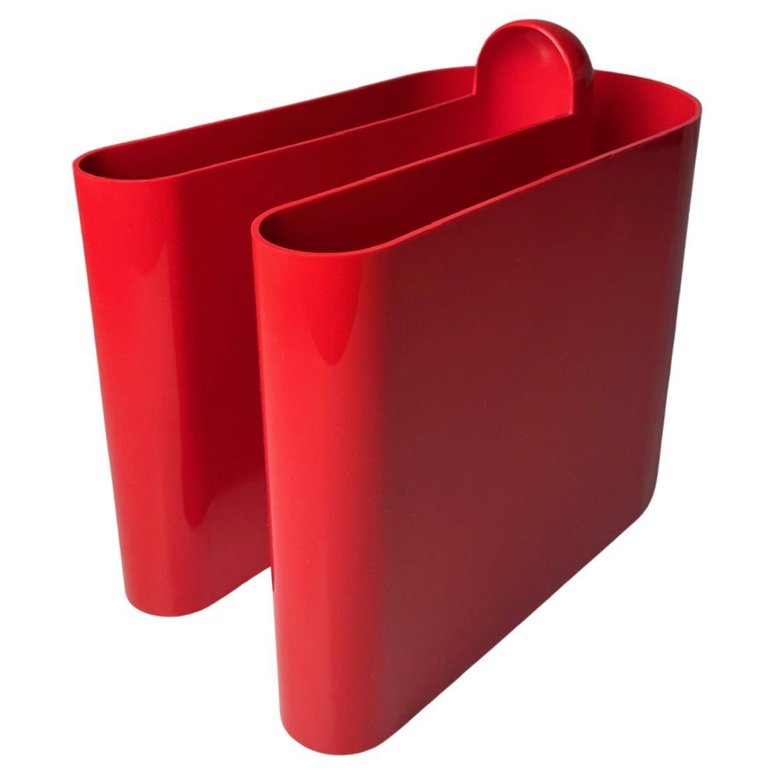 “Bilumen” Magazine Rack by Rodolfo Bonetto, 1960s Italy — Iconic For Sale